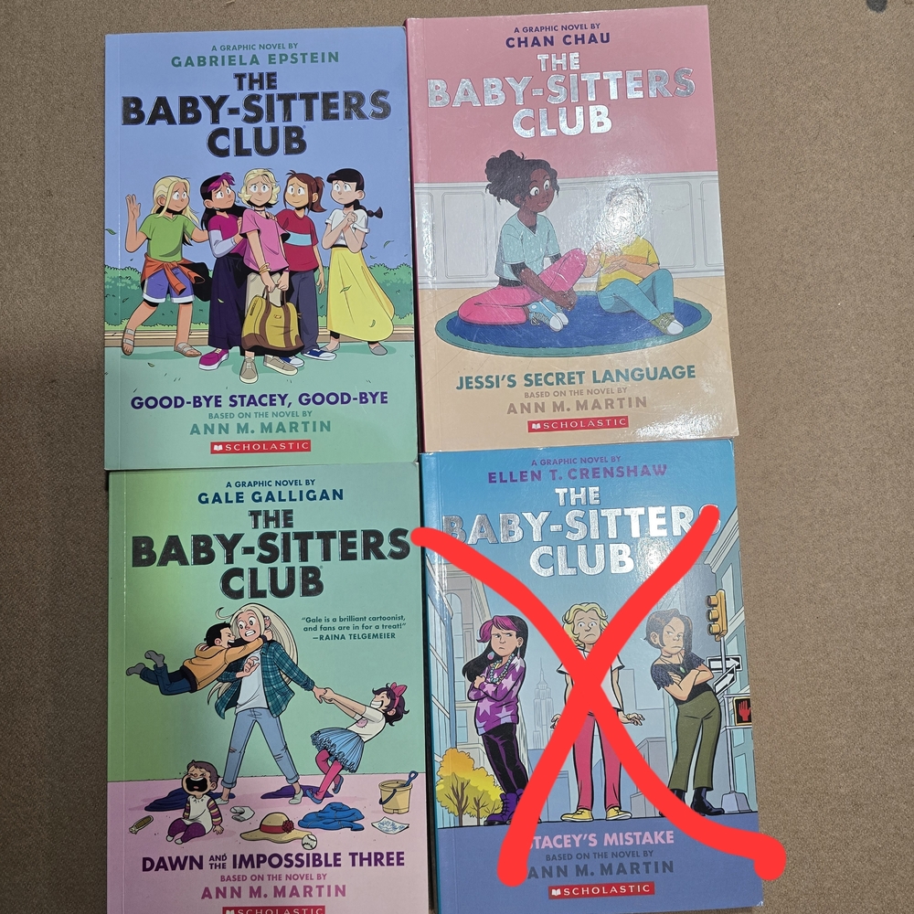 Scholastic Baby-Sitters Club Graphic Novels - Colorful Collection